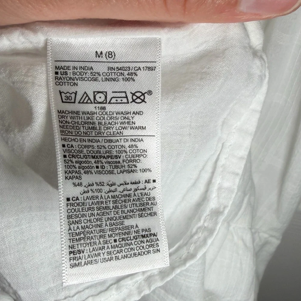 Old Navy Sleeveless Tiered Textured-Dobby All-Day Midi Dress for Girls Size M(8)